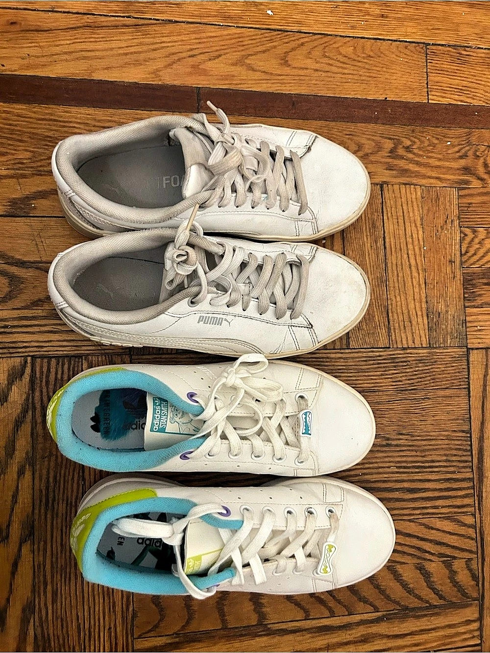 Puma and Adidas Sneakers